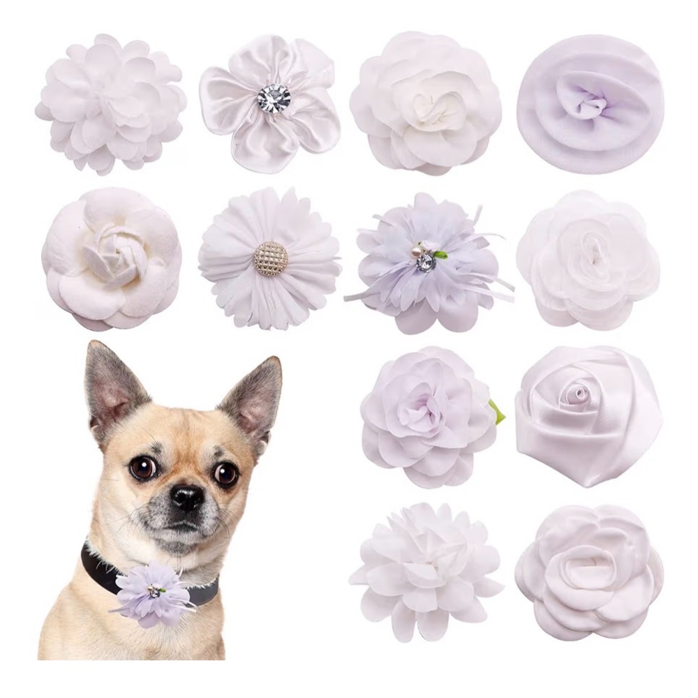 Flower Dog Collar Charms - Picture 3 of 8